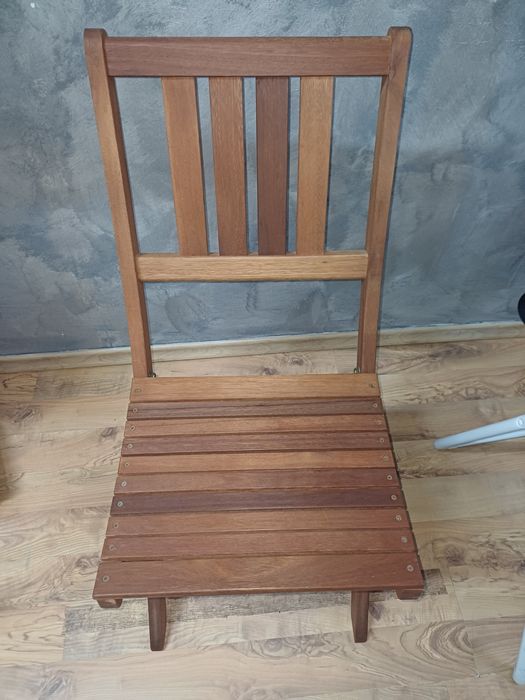 Scaun lemn masiv pliabil