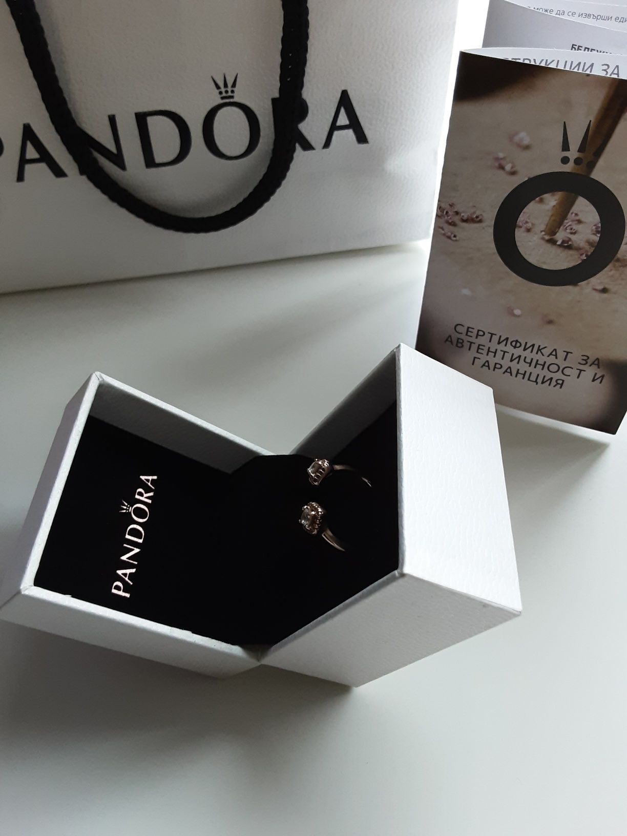 Пръстен Pandora Rose 52 размер Оригинален!