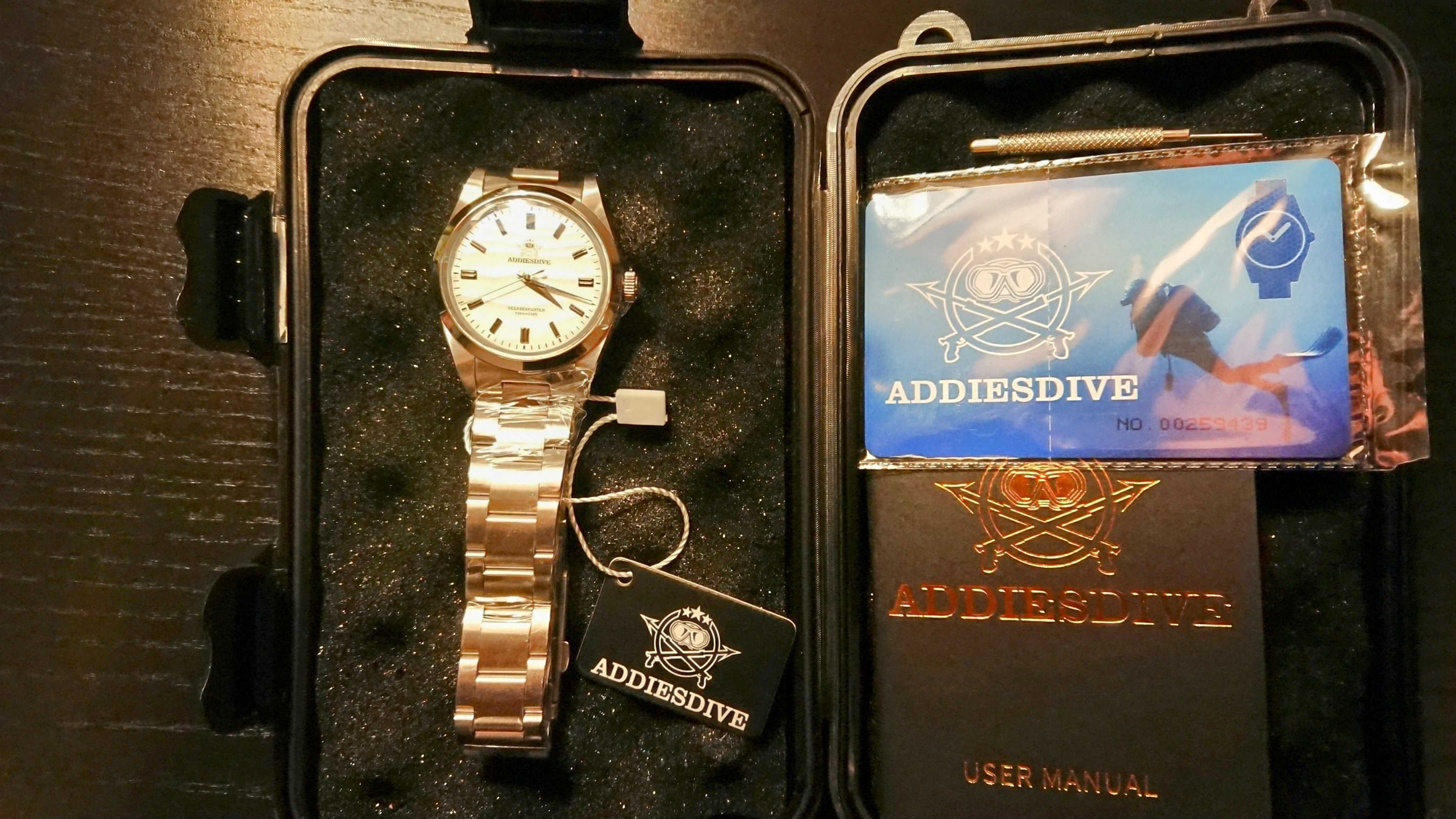 Ceas quartz unisex Addiesdive AD2030 Seiko VH31