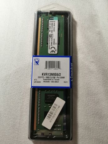 Vând Memorii RAM Kingston 2GB DDR3  KVR13N9S6/2 1333Mhz, noi, sigilate