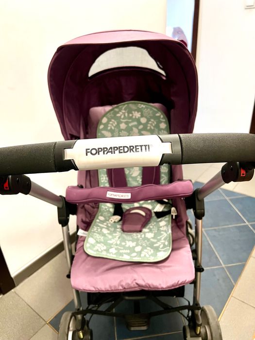 Бебешка количка Foppapedretti Tuo лилава с две приставки
