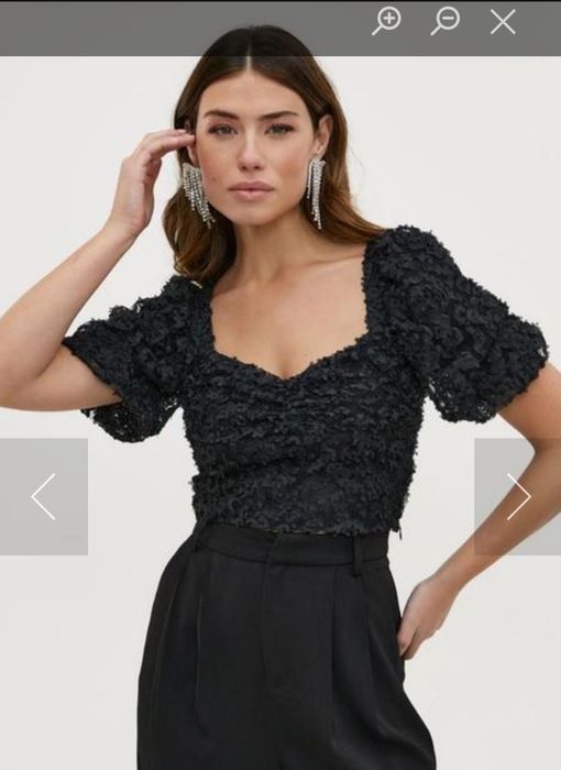 Zara черен корсет