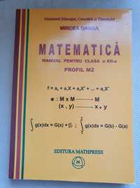 Matematica clasa a 12a M2 Mircea Ganga