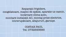 Reparatii Frigidere