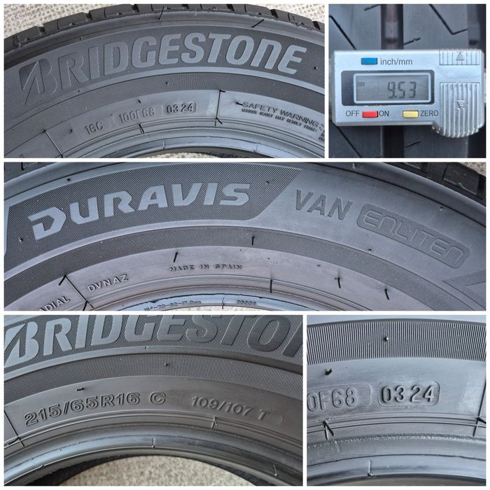 O bucată 215/65 R16C vară - una Bridgestone