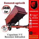 Remorca agricola cu basculare hidraulica SH Agramix