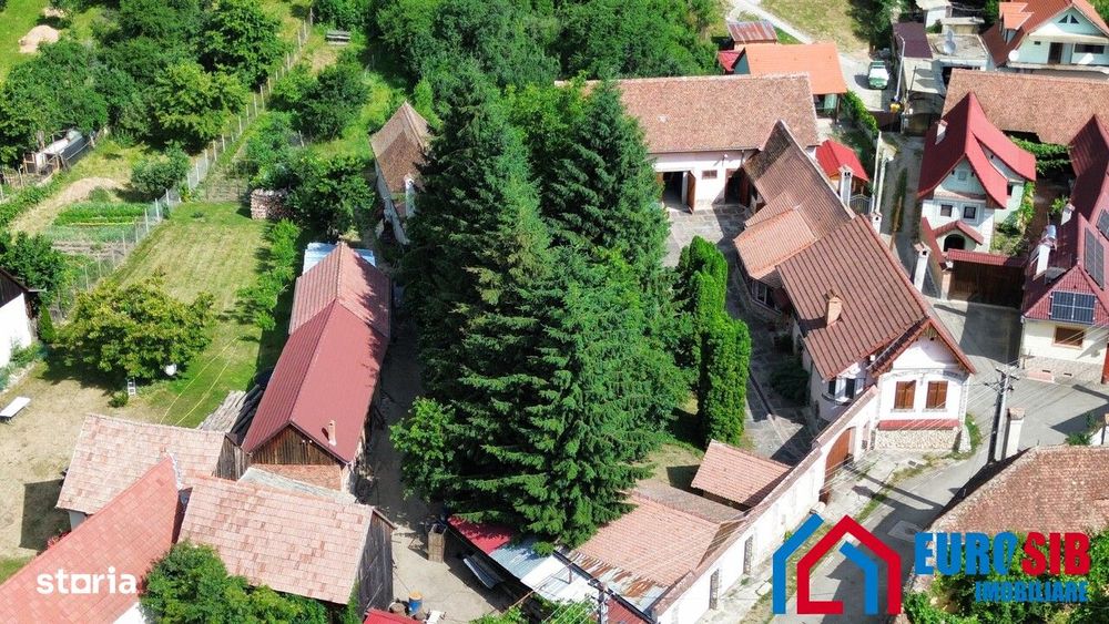 Casă exclusivistă în Sibiel – 3 corpuri, teren 6.193 mp, vedere