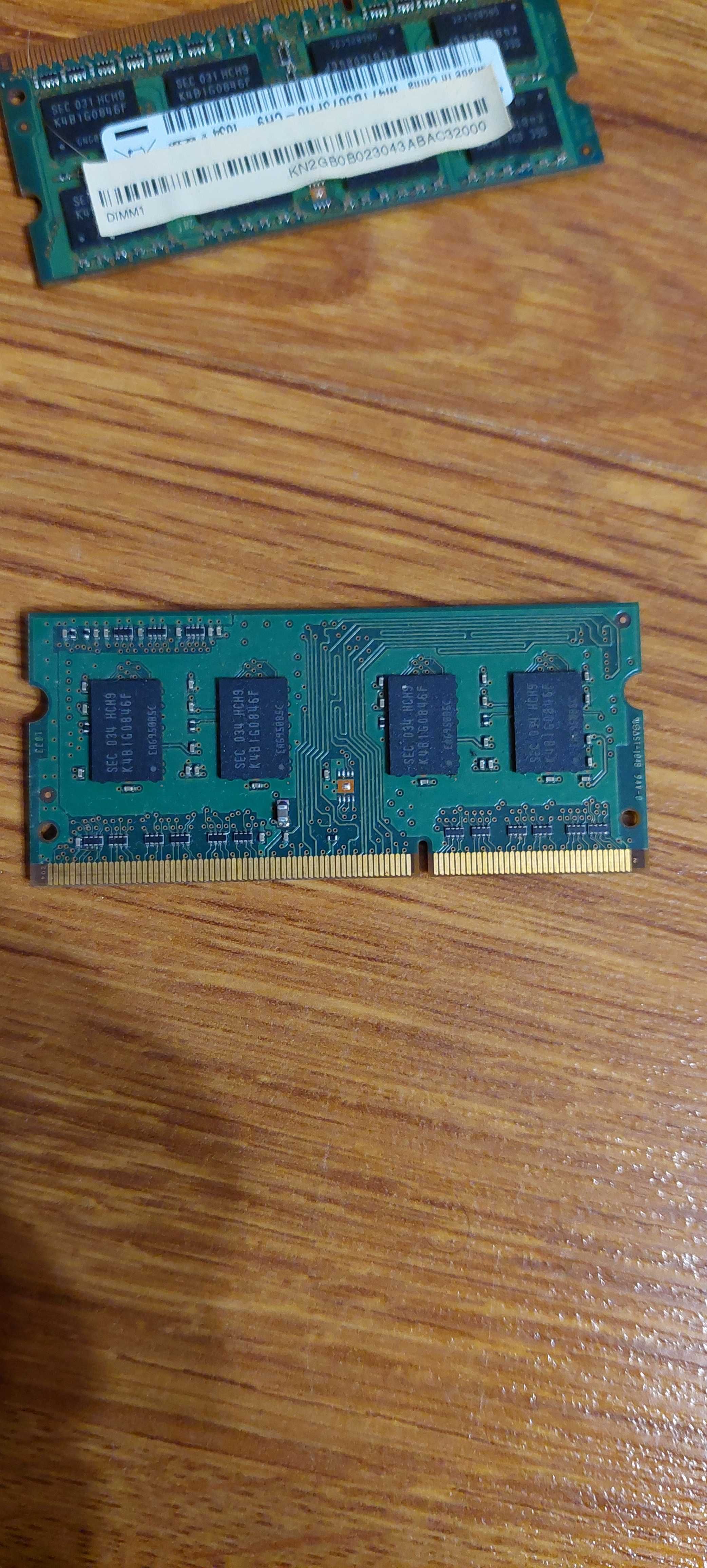 ram 3GB (1x2048MB + 1x1024MB) DDR 3 1066Mhz за лаптоп