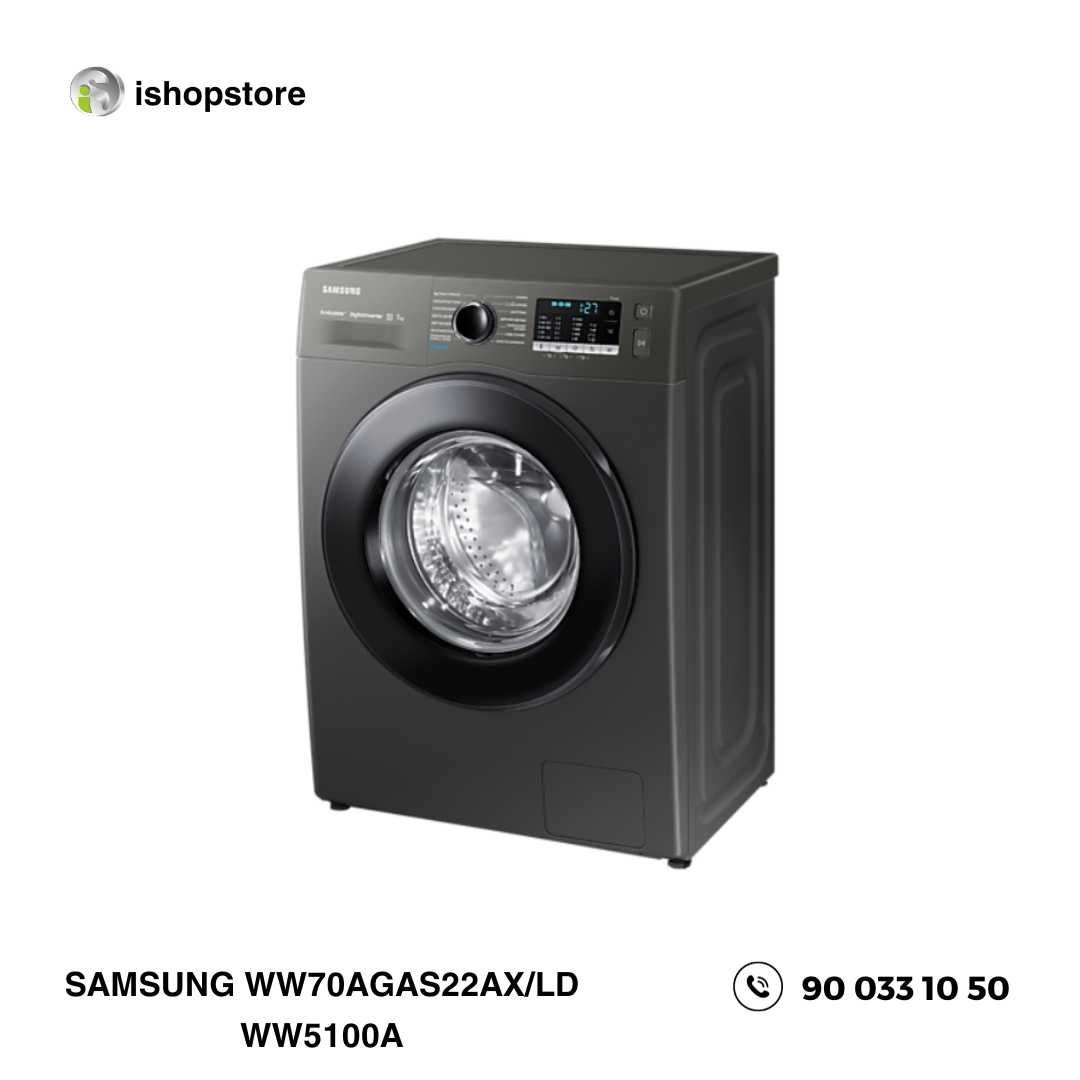 SAMSUNG WW70AGAS22AX/LD WW5100A (7kg) Muddatli to'lov 595 000 so'mdan