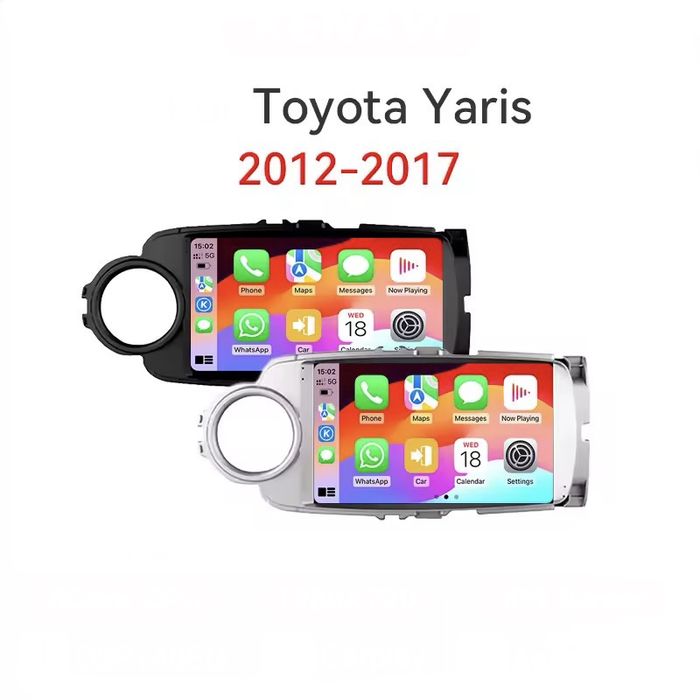 Navigatie dedicata Toyota Yaris, cu android si CarPlay