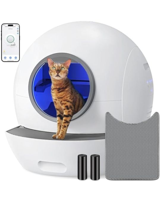 Litiera Smart cu Sistem de Curatare Automata pentru Pisici