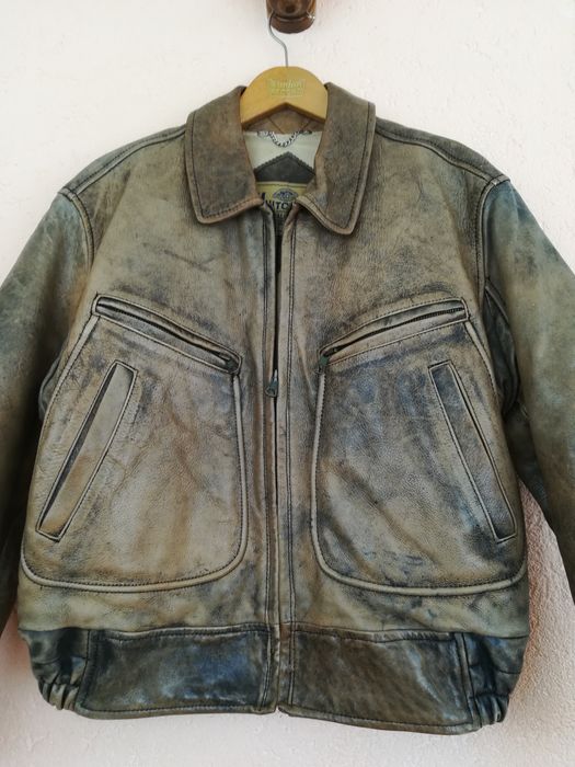 Geaca piele bărbați Witchcomb M