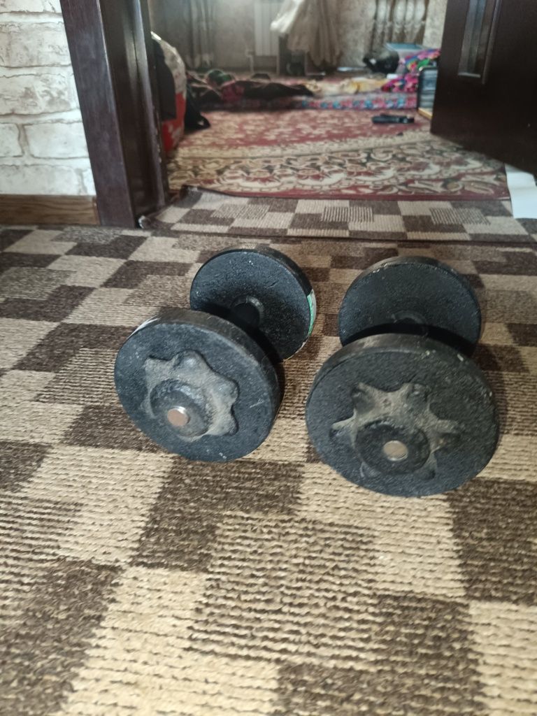Uy sharoitida mashq qilish uchun - 2 ta 4 kg lik Gantel sotiladi!