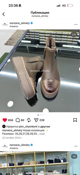 Зимняя обувь nursace