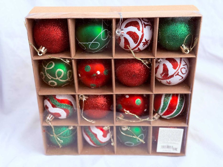 Yangi yil bezaklari va archa o‘yinchoqlari — OPTOM! Super chegirma!