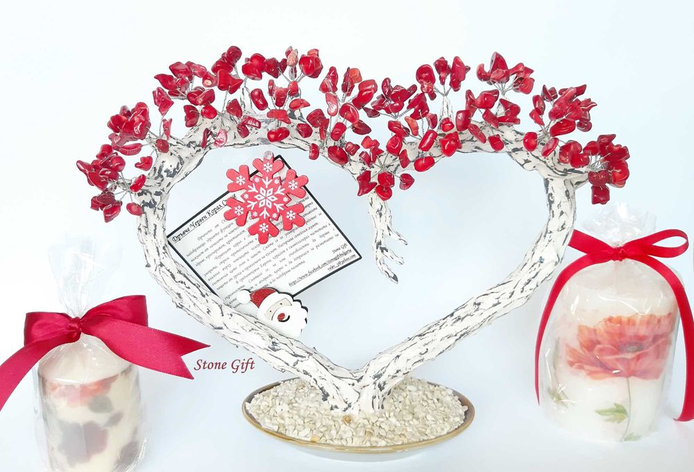 Дръвче Полускъпоценни Камъни, Подарък Коледа, Подарък Нова Година