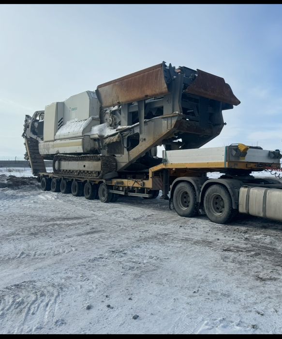 Прицеп трал низкорамный раздвижной