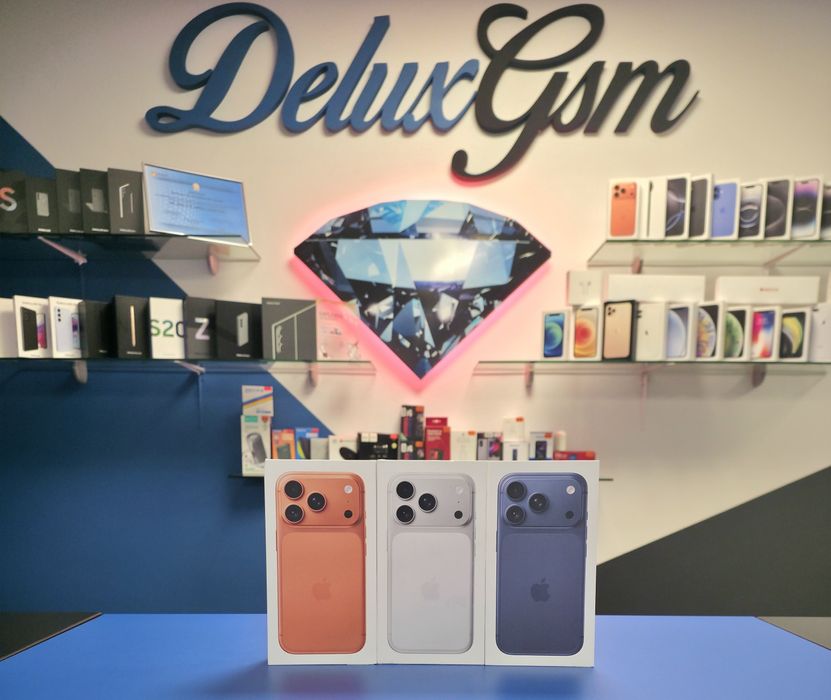 Iphone 17 Pro Max / Cosmic Orange/Silver/Deep Blue / sigilat / DeluxG