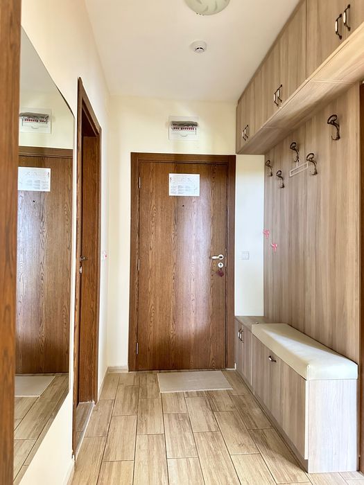 Двустаен апартамент с патио, градина в новия комплекс Cascadas, Равда.