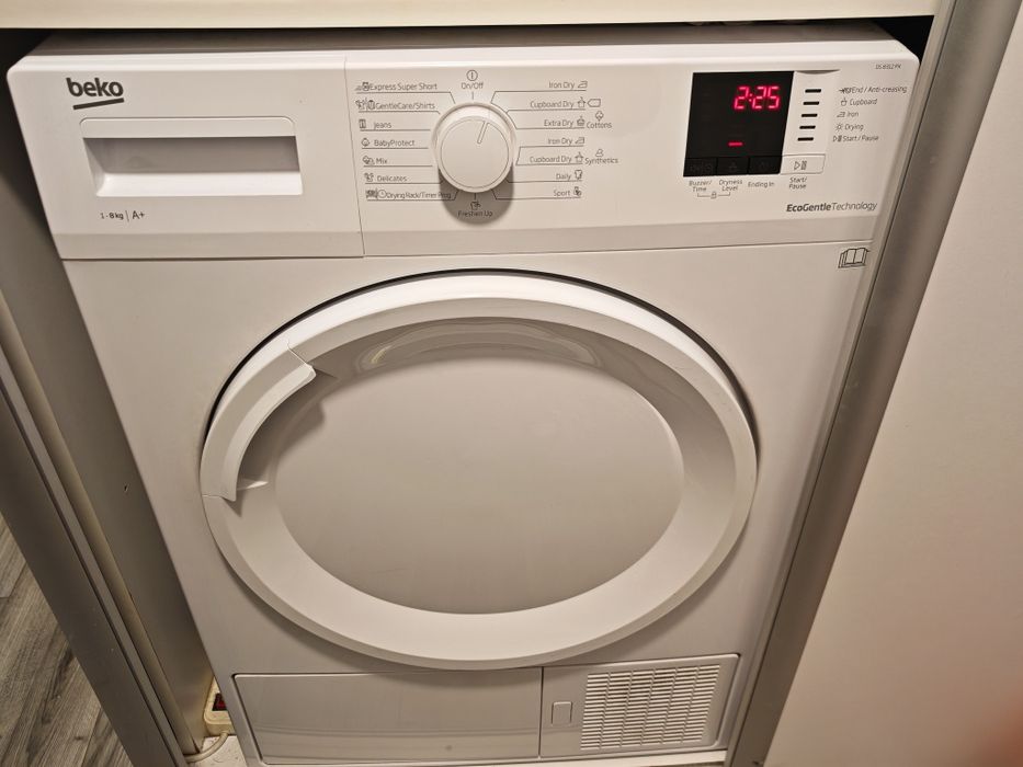 Uscator de rufe Beko, 8 kg, clasa A+, Slim