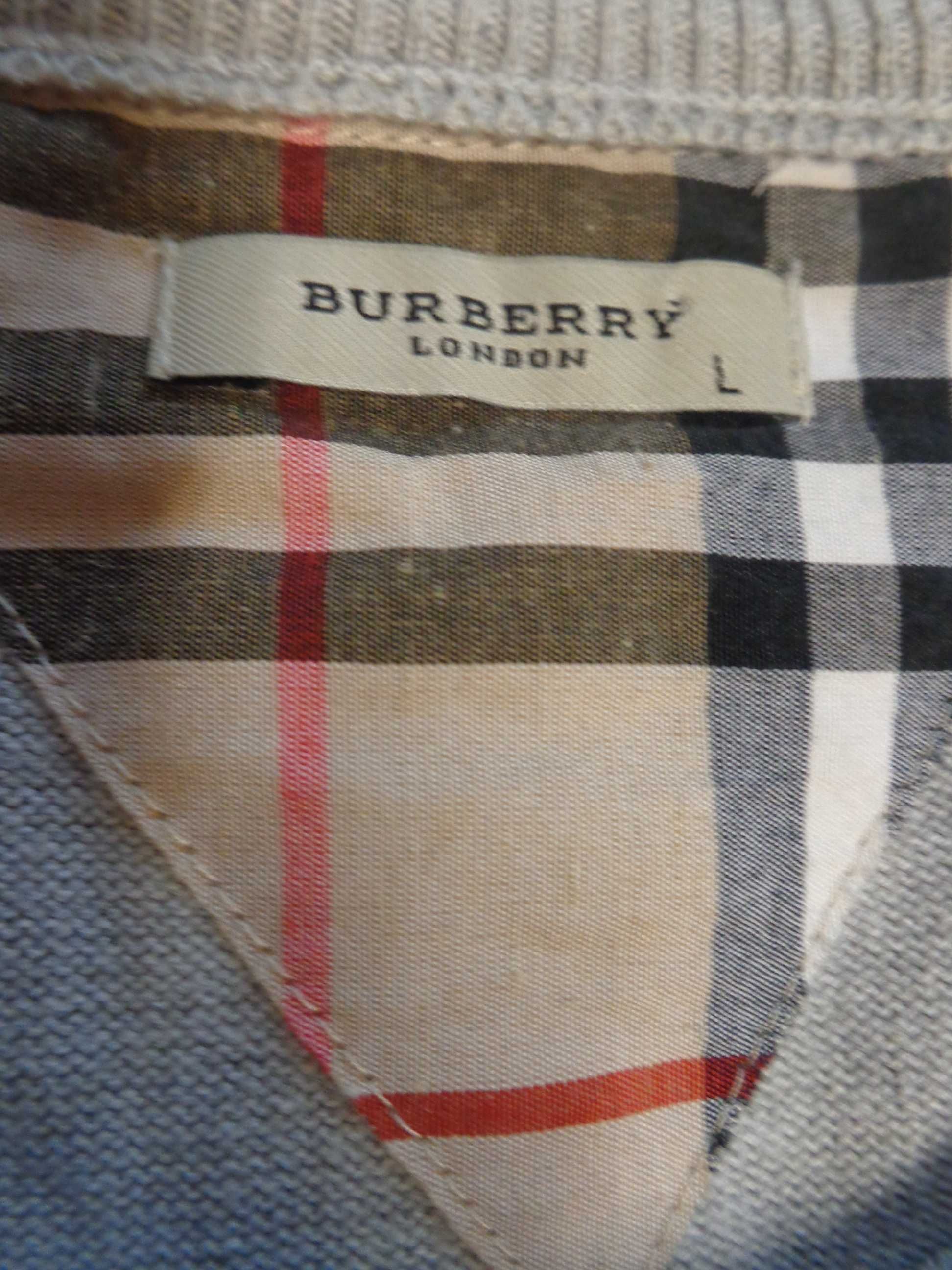 Pulover gri Burberry London marimea L