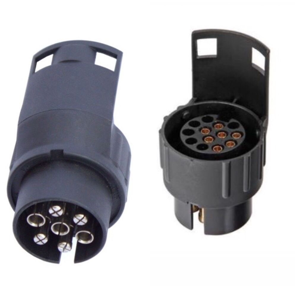 Adaptor Convertor Mufa Cupla Remorca 7Pini la 13Pini Priza Rulota