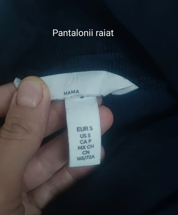 Haine gravida toamna-iarna marime S pantaloni raiat, bluza, rochie-sal