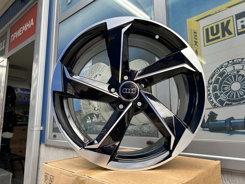 18" Джанти за AUDI New Rotor A3 A4 A6 A7 A8 Q3 Q5 Piano Black Polish