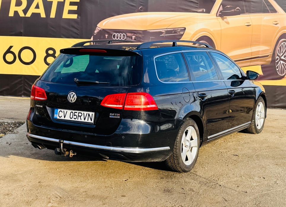 VW Passat B7, 2.0 TDI, AUTOMAT, 2012, 290.000, E5, RATE CU BULETINUL