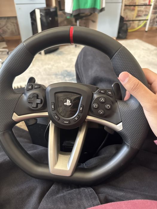 Игровой руль HORI Racing Wheel APEX черный