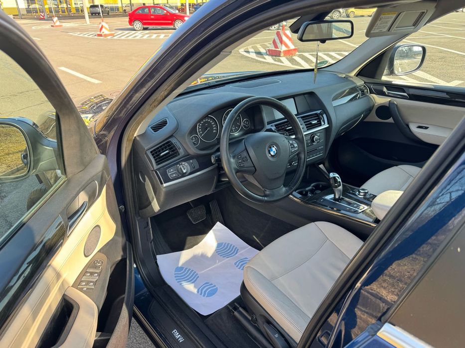 BMW X3 ~2012 ~2.0 d-184 cp~ X-drive ~4x4 AUTOMAT~Piele Crem~Navi~Rata