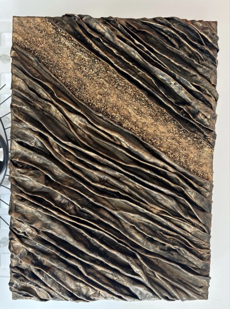 Tablou abstract cu structură 3D