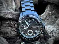 Fossil Decker Chronograph – Черен стоманен мъжки часовник