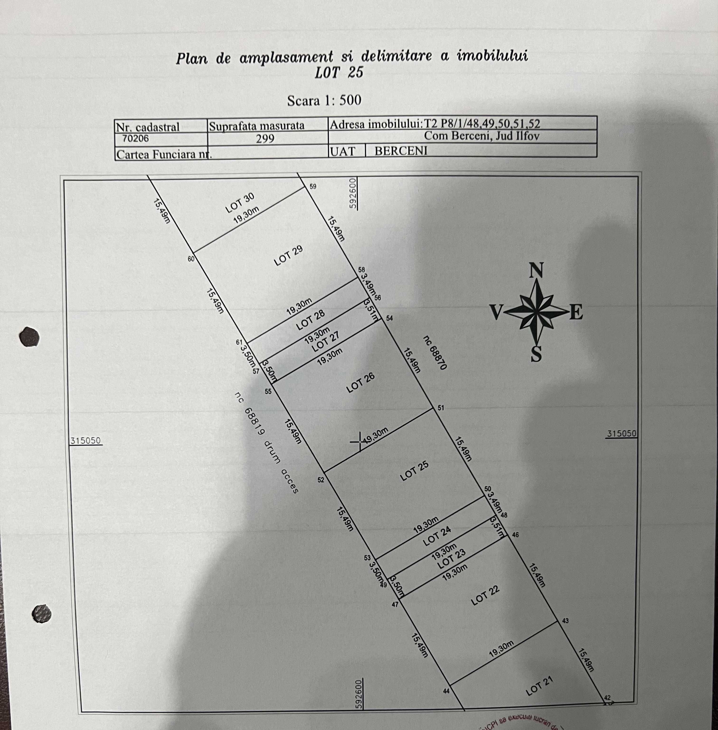 Teren Comuna Berceni Str. Miorita