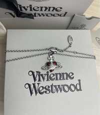 Колие - Vivienne Westwood Diamante Heart ( Сърце ) Червено