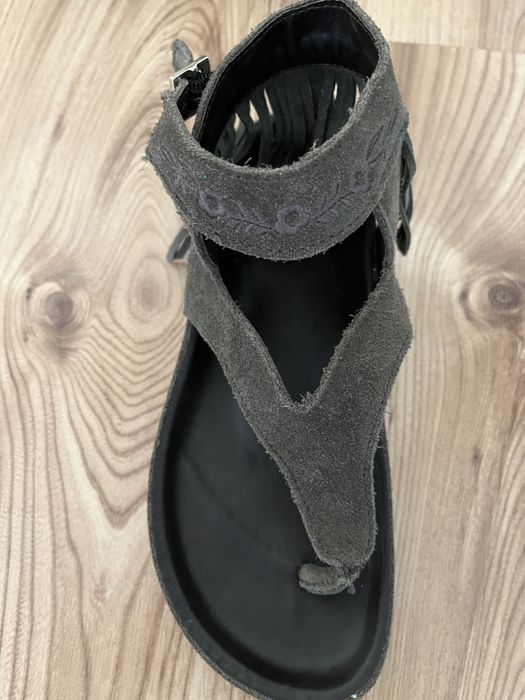 Sandale din piele intoarsa Catarina Martins