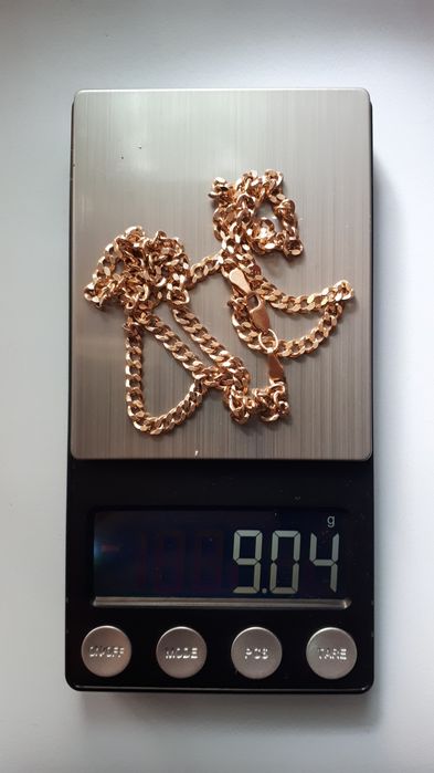 цепочка красный золото росийский, 585-п,