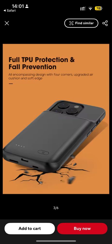 Калъф с батерия iphone 15 pro max / 15 plus