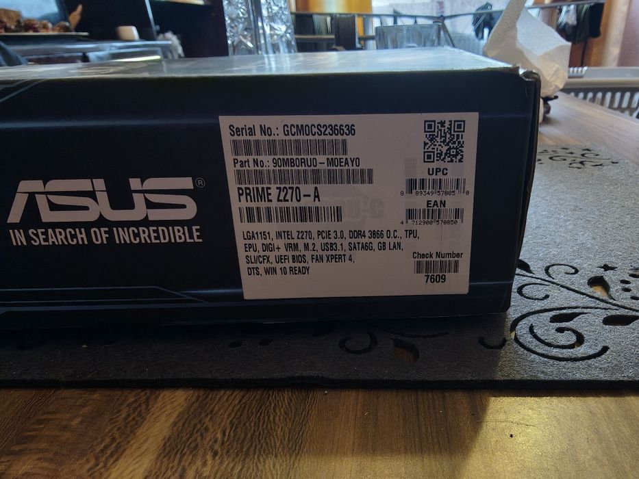Placa de baza Asus prime z270-a