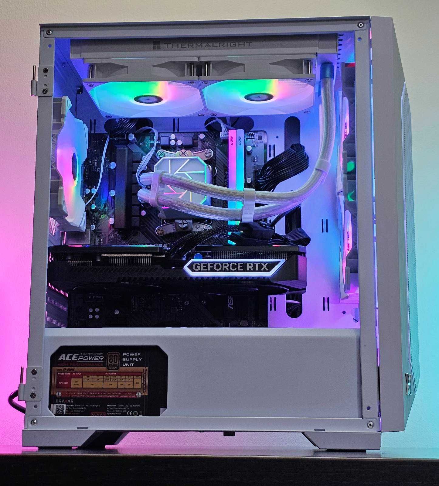 RTX 4070 Super/Ryzen 7-7700/RAM 32GB/SSD 1TB/Чисто Нов+Гаранция!