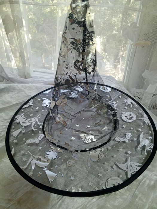 Шляпы ведьмы на Хеллоуин в наличии и под заказ