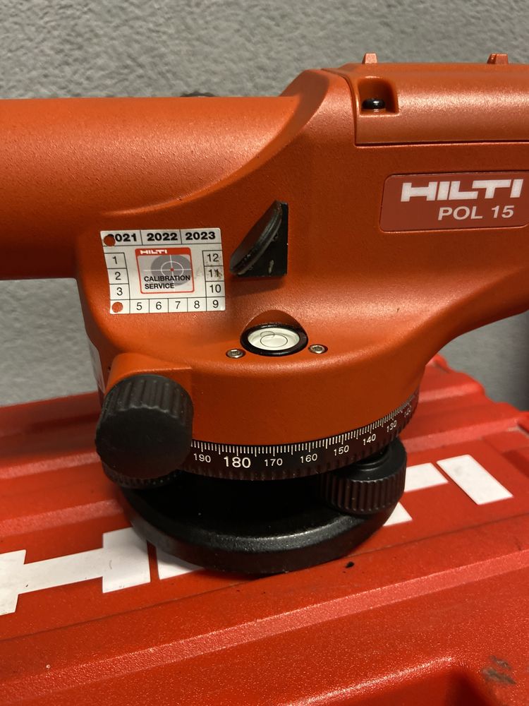 Hilti pol 15 nivela optica teodolit panta strada canalizare leica