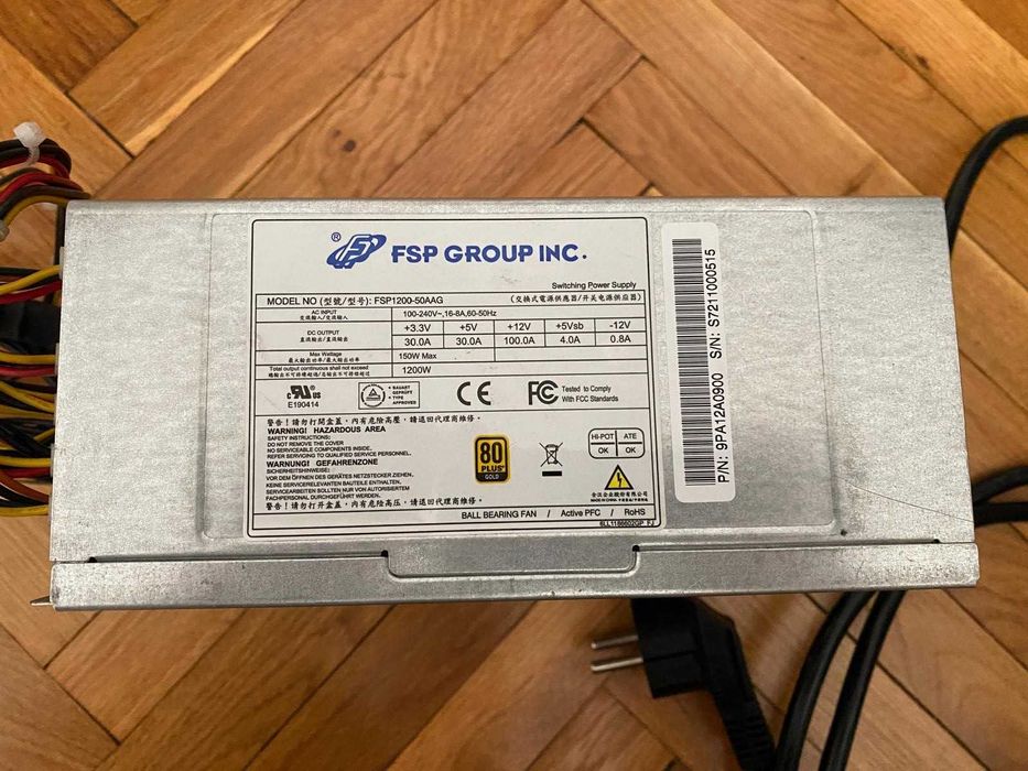 Sursa PC ATX Fortron FSP Group FSP1200-50AAG 1200W 90% Gold