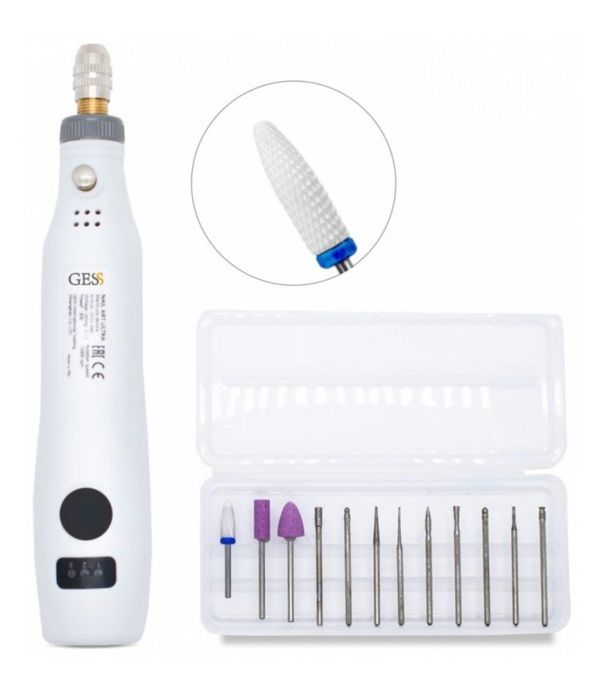 Аппарат для маникюра и педикюра беспроводной
GESS Nail Art Ultra