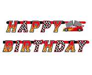 Надпис Happy birthday racing