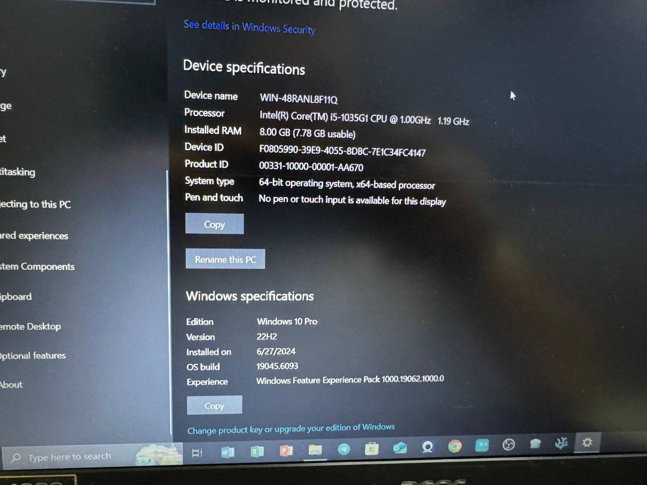 Acer Aspire 3 (Intel-i5, 1TB HDD+256GB SDD, 8GB RAM)