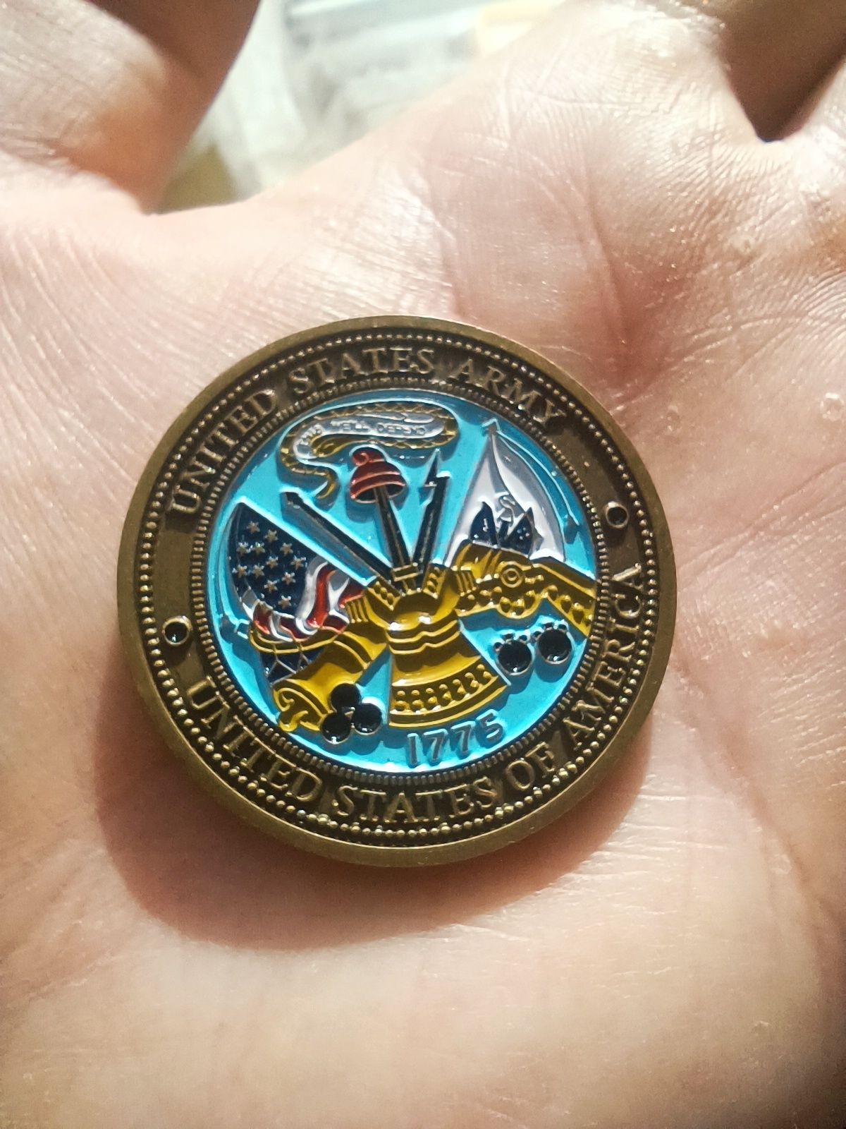 Продается уникальная монета Армии США