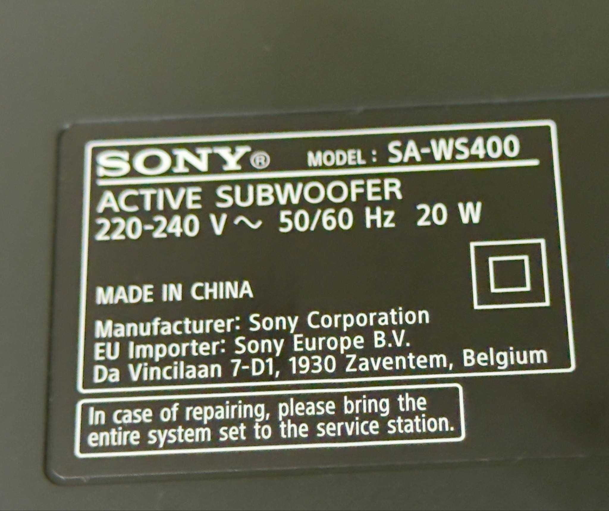 Soundbar система SONY HT-S400 БЕЗЖИЧЕН СУБУФЕР