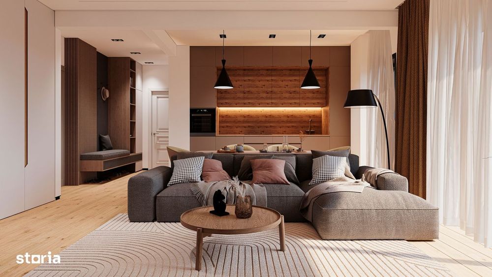 Apartament premium 2 camere cu balcon generos și 2 parcări incluse!!!