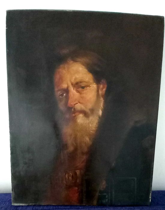 Vand portret in ulei,reproducere de secol XIX  dupa Tiepolo.